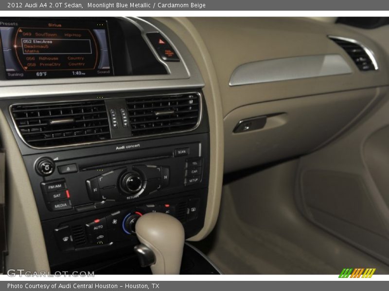Moonlight Blue Metallic / Cardamom Beige 2012 Audi A4 2.0T Sedan