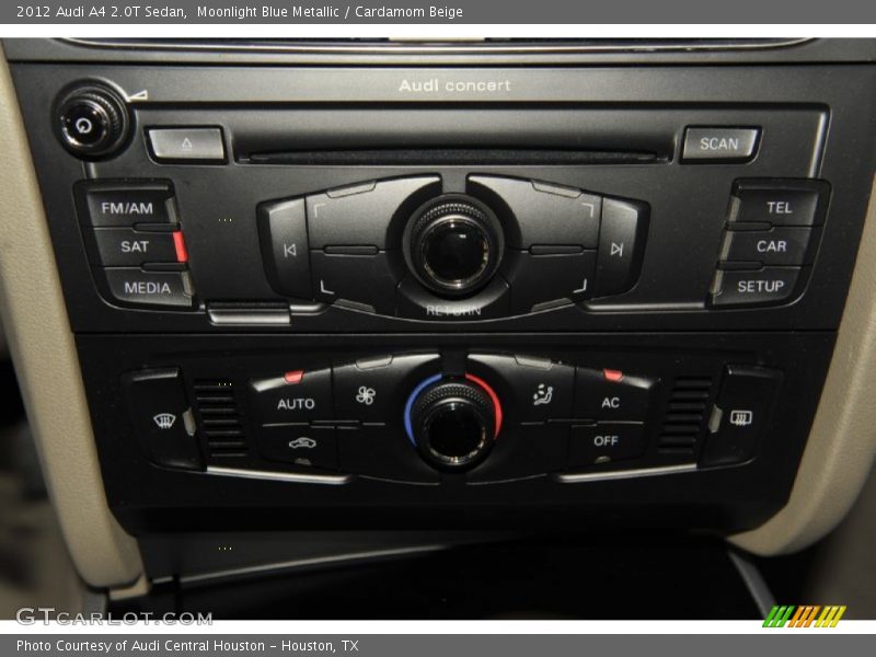 Moonlight Blue Metallic / Cardamom Beige 2012 Audi A4 2.0T Sedan