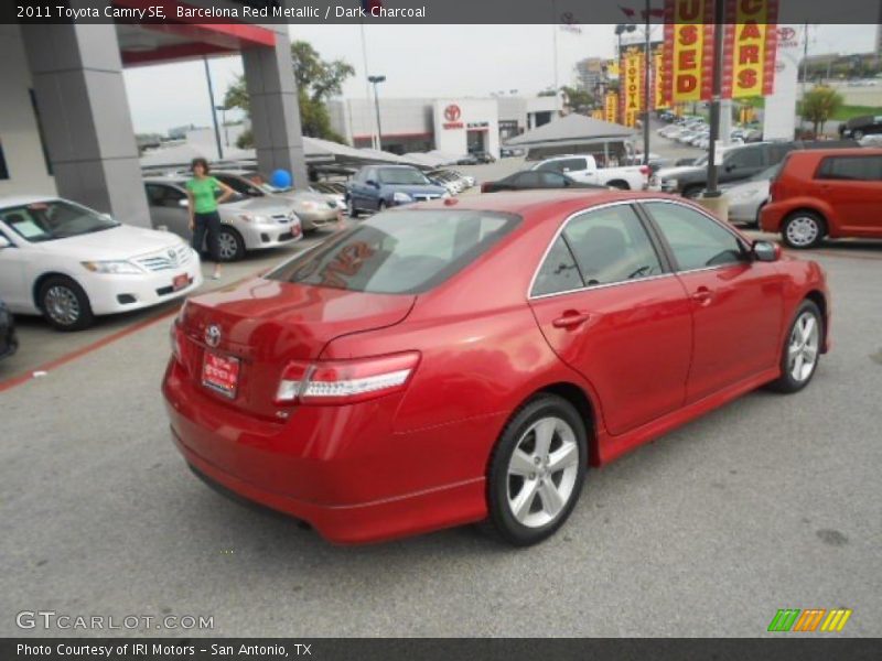 Barcelona Red Metallic / Dark Charcoal 2011 Toyota Camry SE