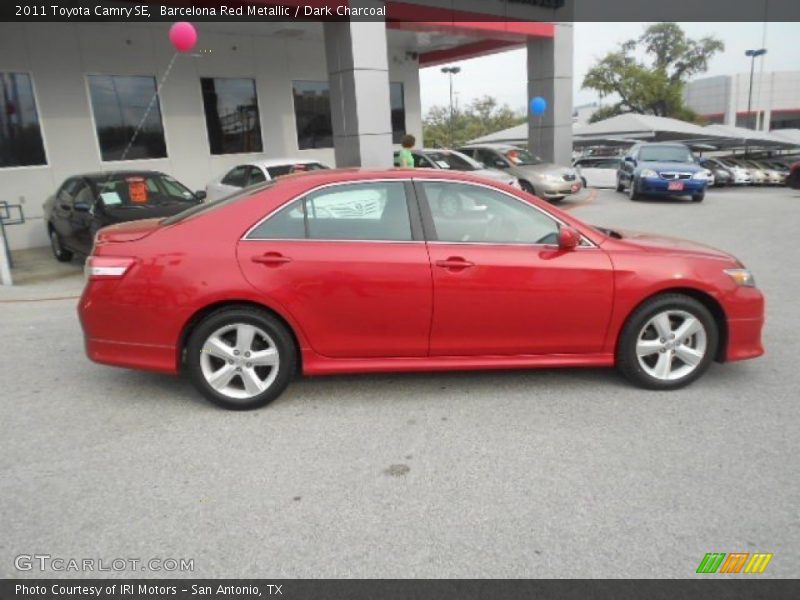 Barcelona Red Metallic / Dark Charcoal 2011 Toyota Camry SE