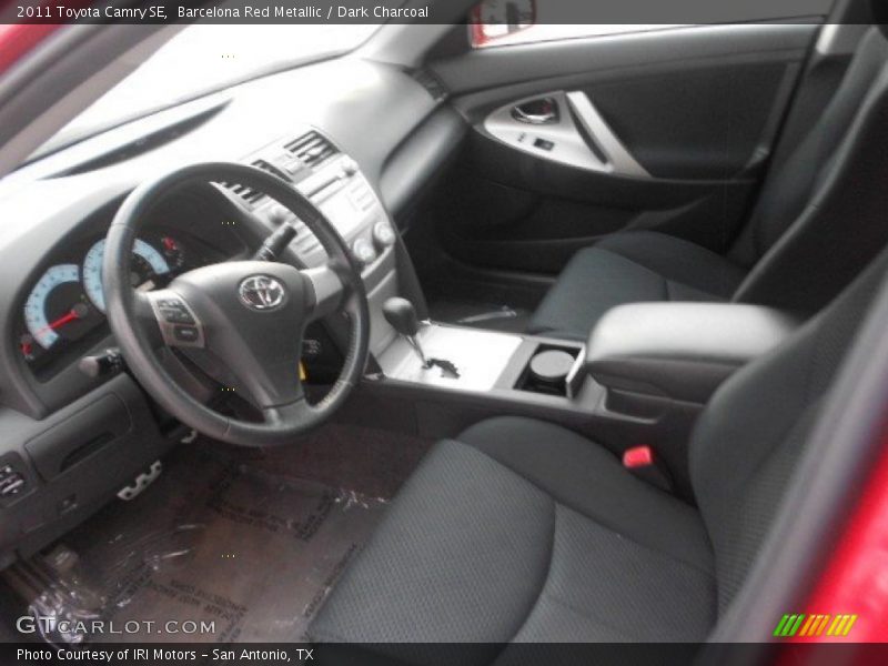 Barcelona Red Metallic / Dark Charcoal 2011 Toyota Camry SE