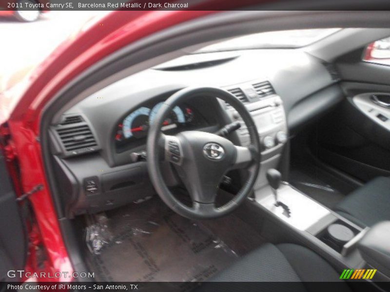 Barcelona Red Metallic / Dark Charcoal 2011 Toyota Camry SE