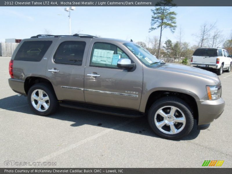 Mocha Steel Metallic / Light Cashmere/Dark Cashmere 2012 Chevrolet Tahoe LTZ 4x4
