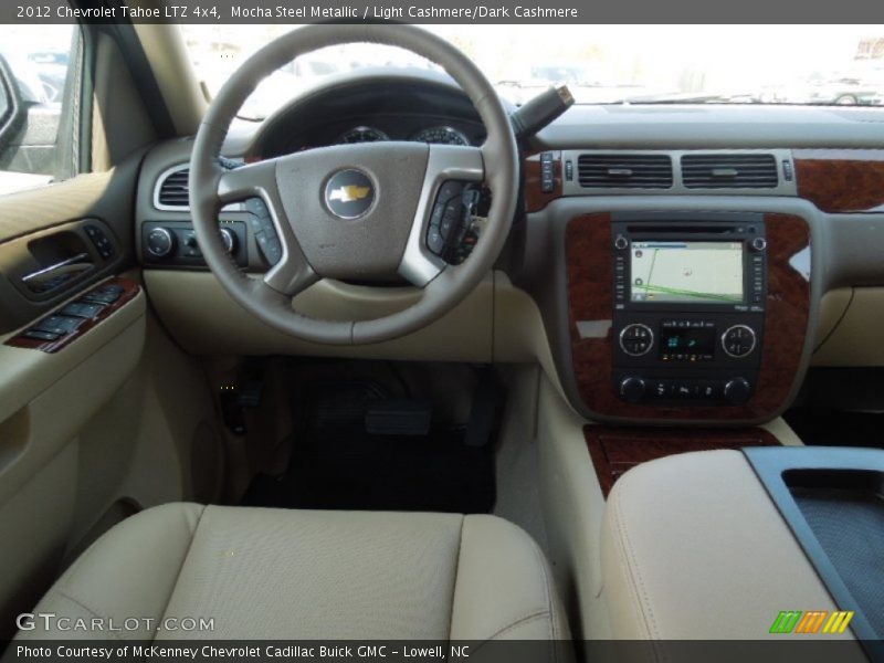 Mocha Steel Metallic / Light Cashmere/Dark Cashmere 2012 Chevrolet Tahoe LTZ 4x4