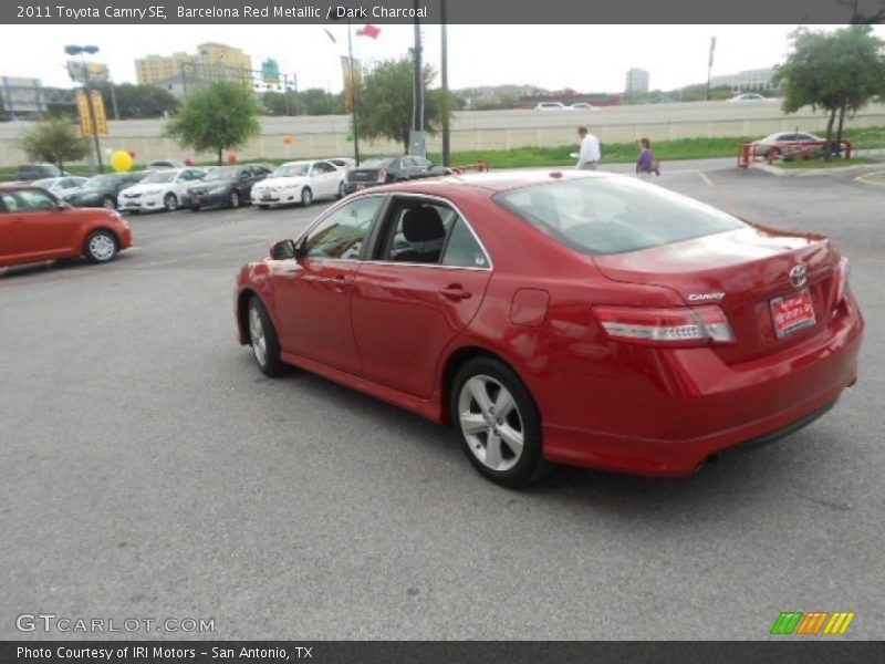 Barcelona Red Metallic / Dark Charcoal 2011 Toyota Camry SE