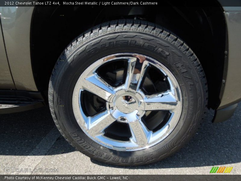 Mocha Steel Metallic / Light Cashmere/Dark Cashmere 2012 Chevrolet Tahoe LTZ 4x4