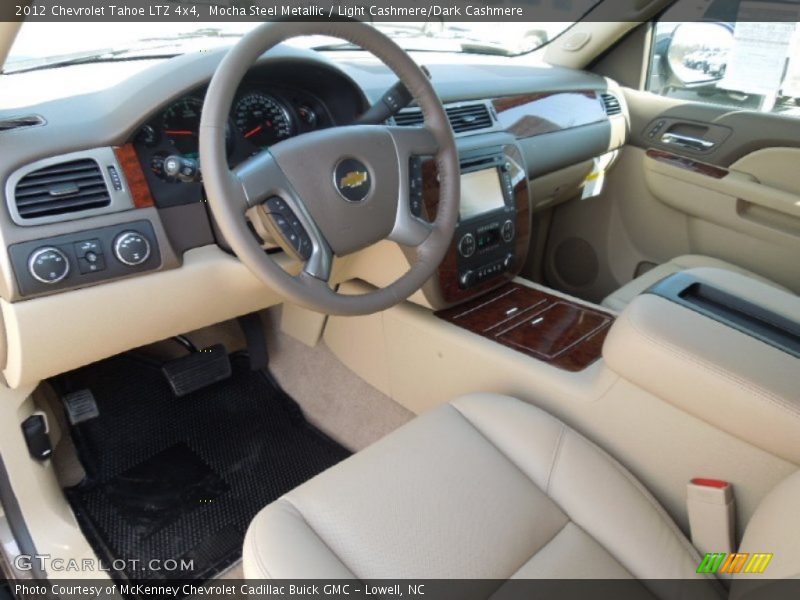 Mocha Steel Metallic / Light Cashmere/Dark Cashmere 2012 Chevrolet Tahoe LTZ 4x4