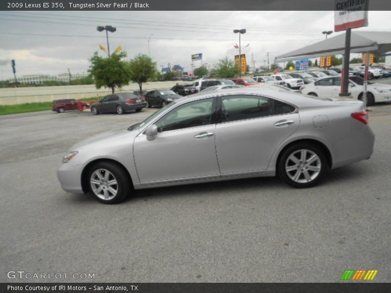 Tungsten Silver Pearl / Black 2009 Lexus ES 350