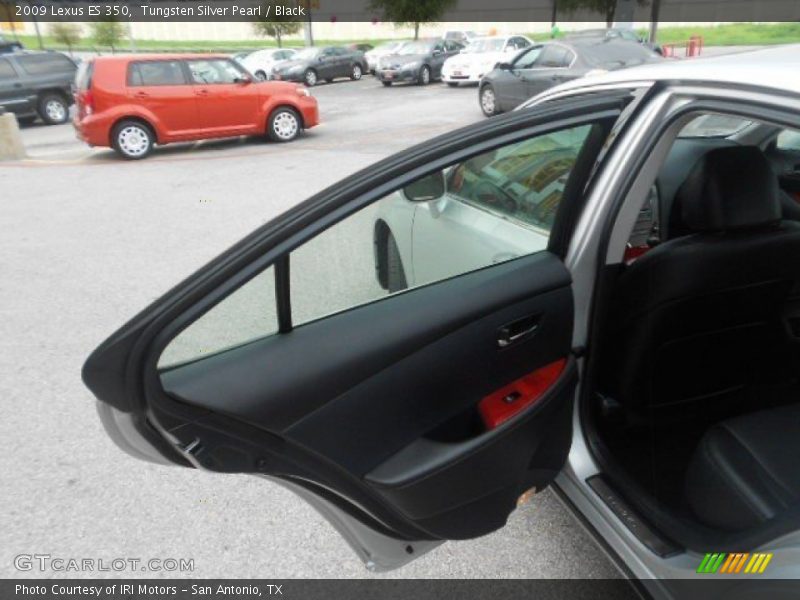 Tungsten Silver Pearl / Black 2009 Lexus ES 350