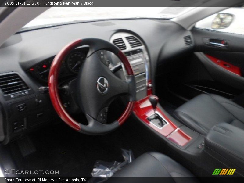 Tungsten Silver Pearl / Black 2009 Lexus ES 350