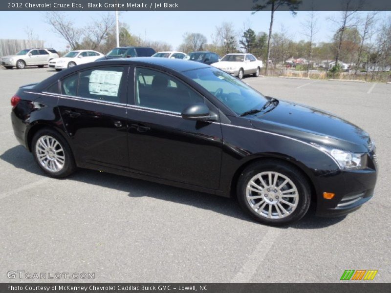 Black Granite Metallic / Jet Black 2012 Chevrolet Cruze Eco