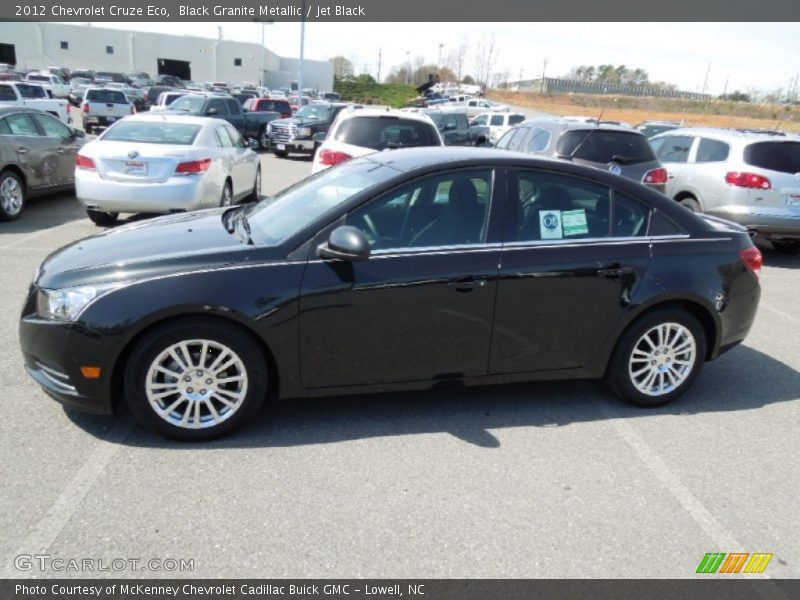 Black Granite Metallic / Jet Black 2012 Chevrolet Cruze Eco