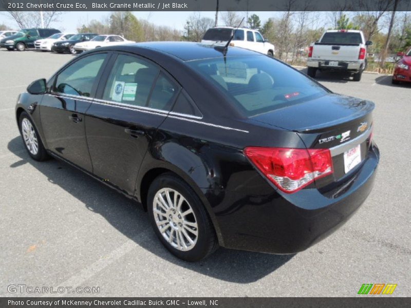 Black Granite Metallic / Jet Black 2012 Chevrolet Cruze Eco