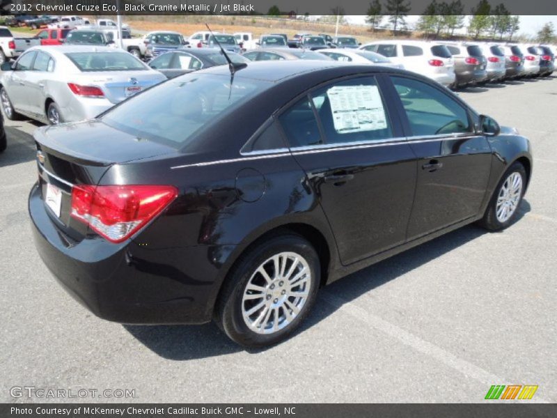 Black Granite Metallic / Jet Black 2012 Chevrolet Cruze Eco