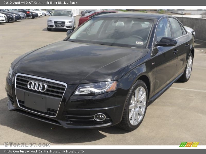Brilliant Black / Black 2012 Audi A4 2.0T Sedan
