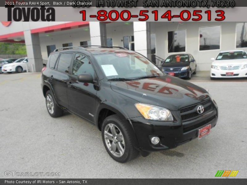 Black / Dark Charcoal 2011 Toyota RAV4 Sport