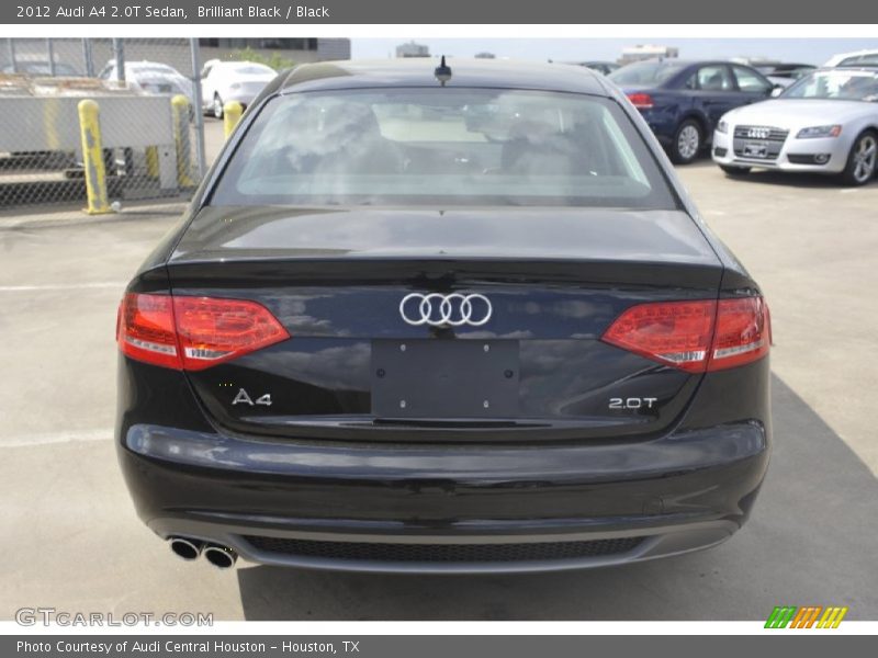 Brilliant Black / Black 2012 Audi A4 2.0T Sedan