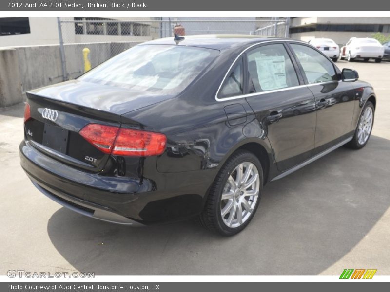 Brilliant Black / Black 2012 Audi A4 2.0T Sedan