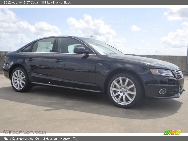 Brilliant Black / Black 2012 Audi A4 2.0T Sedan