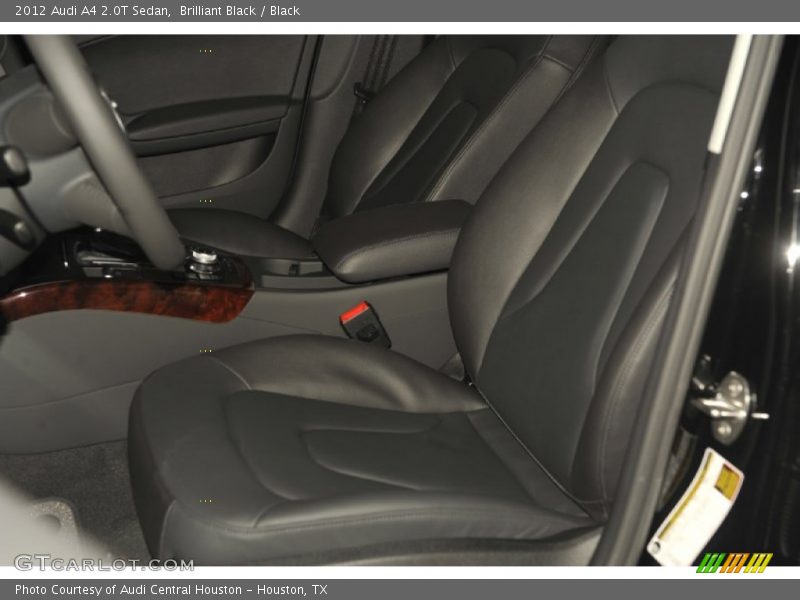 Brilliant Black / Black 2012 Audi A4 2.0T Sedan