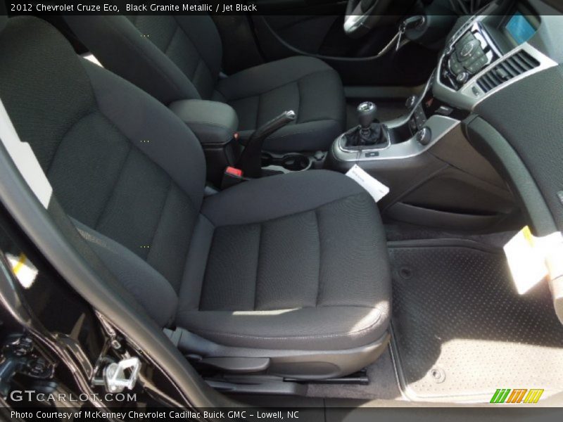 Black Granite Metallic / Jet Black 2012 Chevrolet Cruze Eco