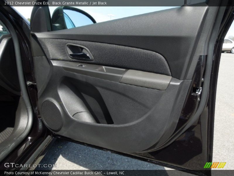 Black Granite Metallic / Jet Black 2012 Chevrolet Cruze Eco