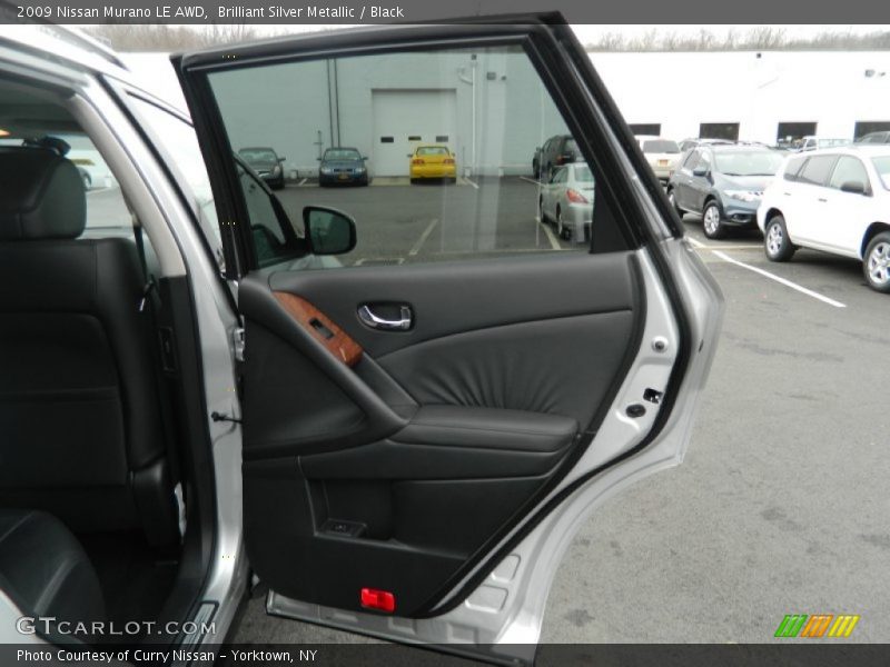 Brilliant Silver Metallic / Black 2009 Nissan Murano LE AWD