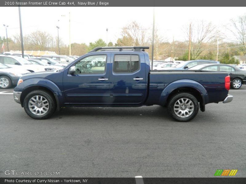  2010 Frontier LE Crew Cab 4x4 Navy Blue