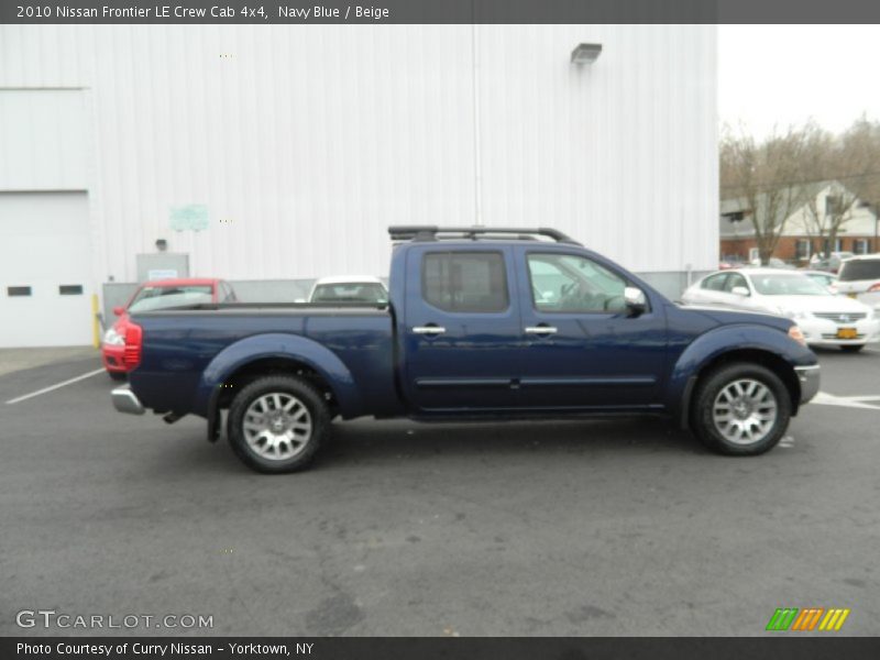 Navy Blue / Beige 2010 Nissan Frontier LE Crew Cab 4x4