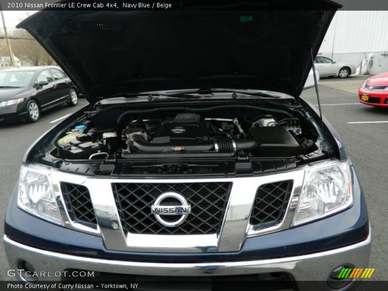 Navy Blue / Beige 2010 Nissan Frontier LE Crew Cab 4x4