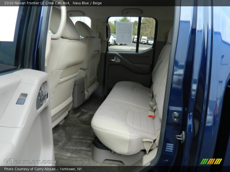  2010 Frontier LE Crew Cab 4x4 Beige Interior