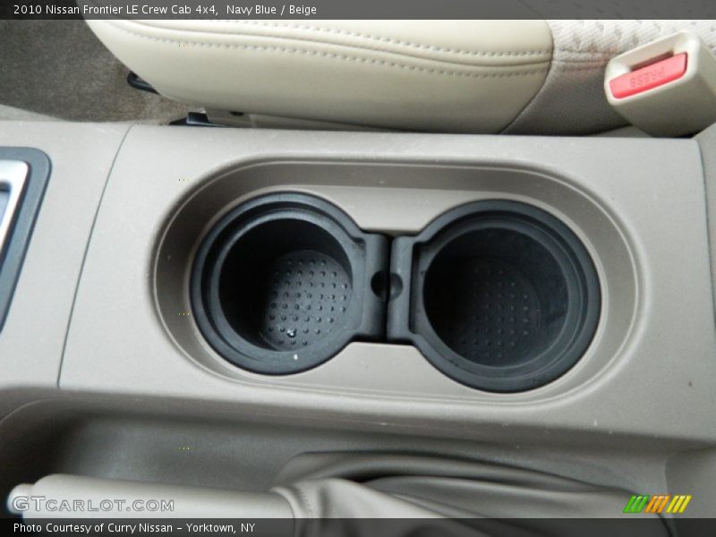 Navy Blue / Beige 2010 Nissan Frontier LE Crew Cab 4x4