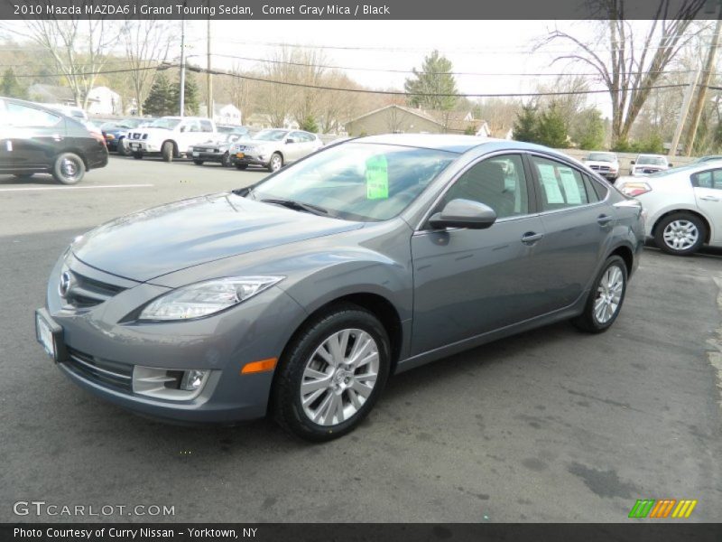 Comet Gray Mica / Black 2010 Mazda MAZDA6 i Grand Touring Sedan