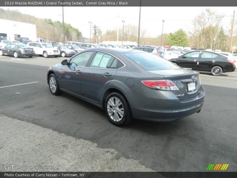 Comet Gray Mica / Black 2010 Mazda MAZDA6 i Grand Touring Sedan