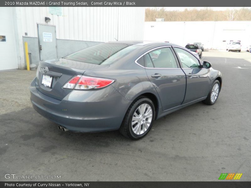 Comet Gray Mica / Black 2010 Mazda MAZDA6 i Grand Touring Sedan