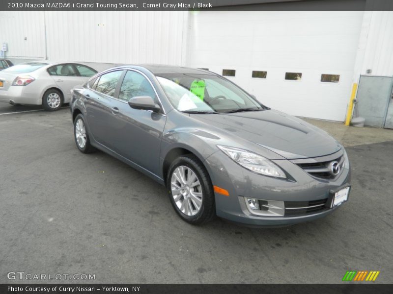Comet Gray Mica / Black 2010 Mazda MAZDA6 i Grand Touring Sedan