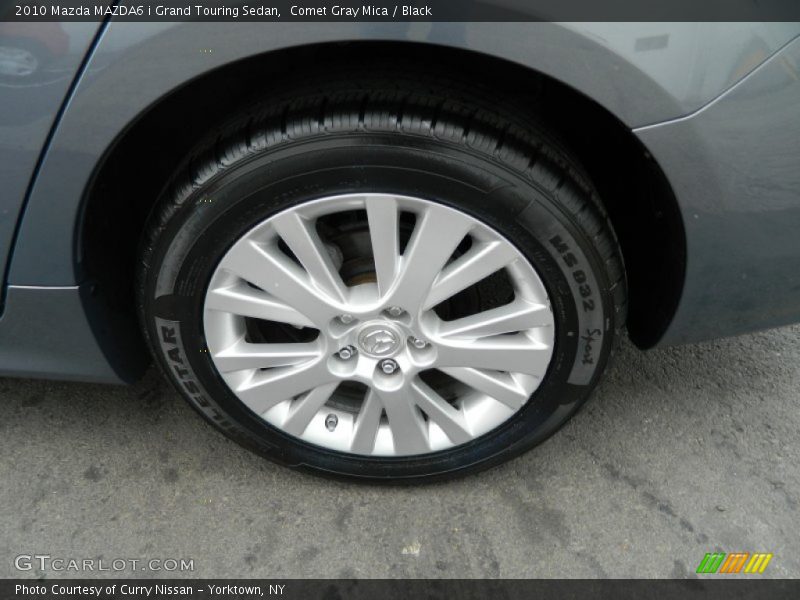 Comet Gray Mica / Black 2010 Mazda MAZDA6 i Grand Touring Sedan