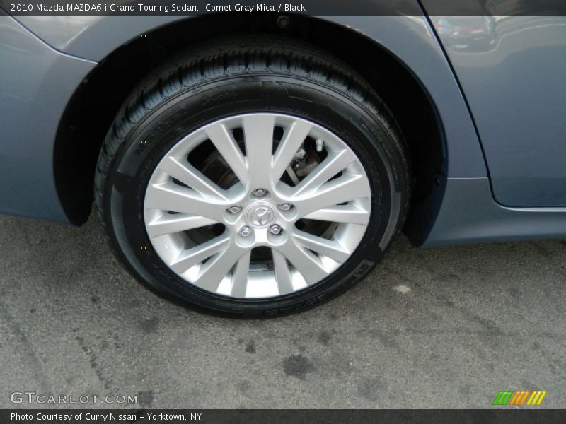 Comet Gray Mica / Black 2010 Mazda MAZDA6 i Grand Touring Sedan