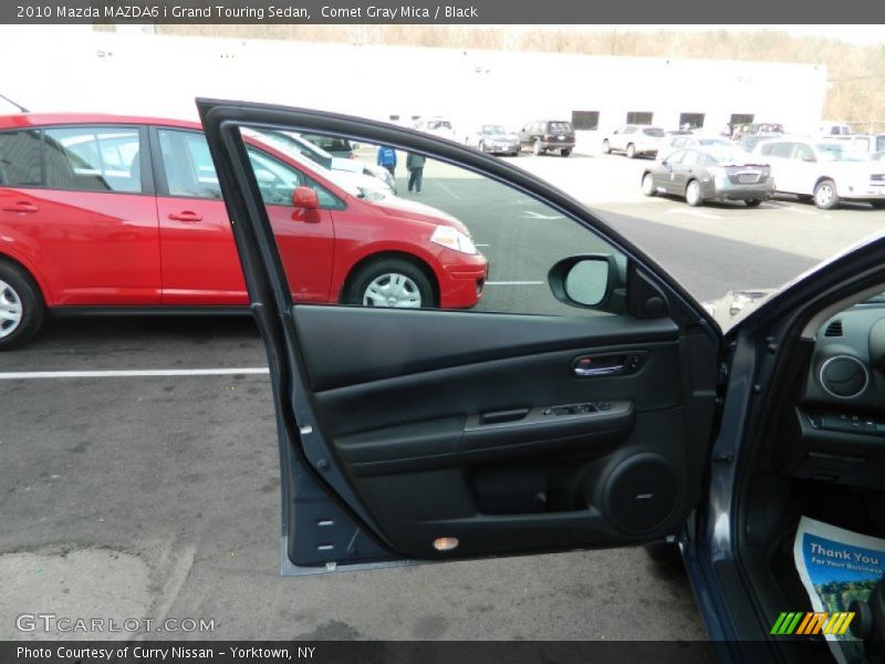 Comet Gray Mica / Black 2010 Mazda MAZDA6 i Grand Touring Sedan