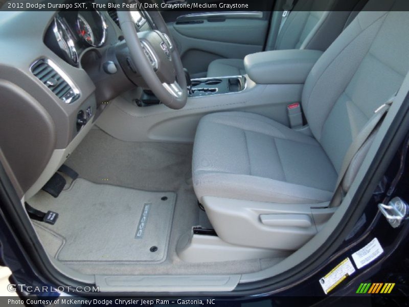 True Blue Pearl / Dark Graystone/Medium Graystone 2012 Dodge Durango SXT