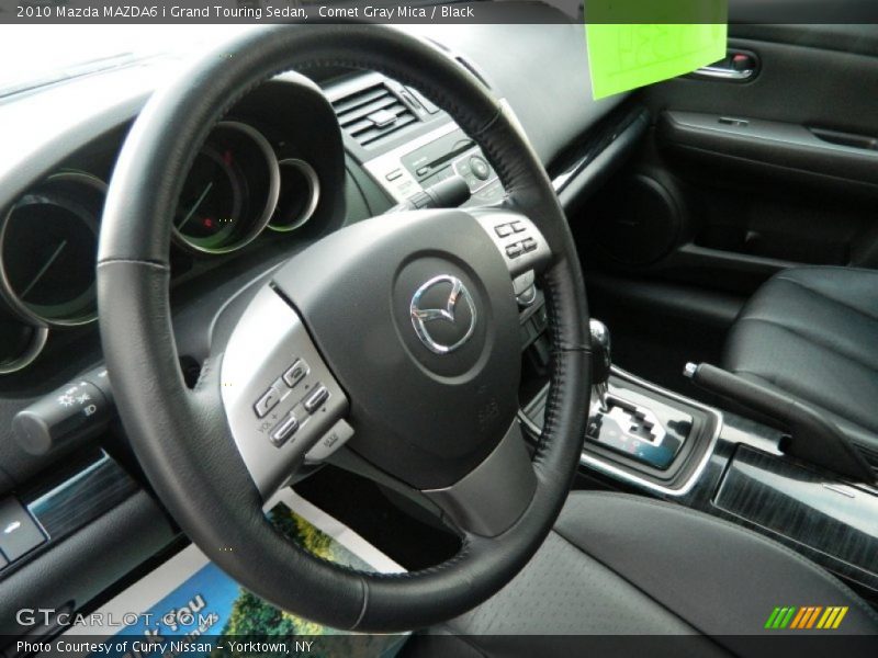 Comet Gray Mica / Black 2010 Mazda MAZDA6 i Grand Touring Sedan