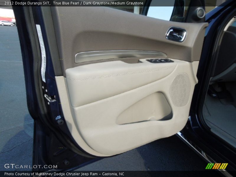 True Blue Pearl / Dark Graystone/Medium Graystone 2012 Dodge Durango SXT