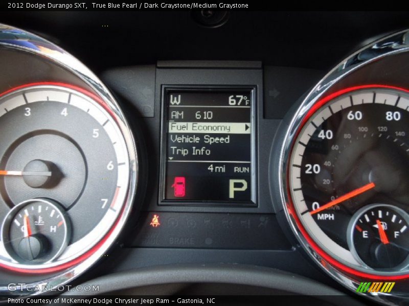 True Blue Pearl / Dark Graystone/Medium Graystone 2012 Dodge Durango SXT