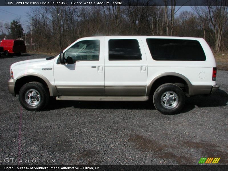 Oxford White / Medium Pebble 2005 Ford Excursion Eddie Bauer 4x4