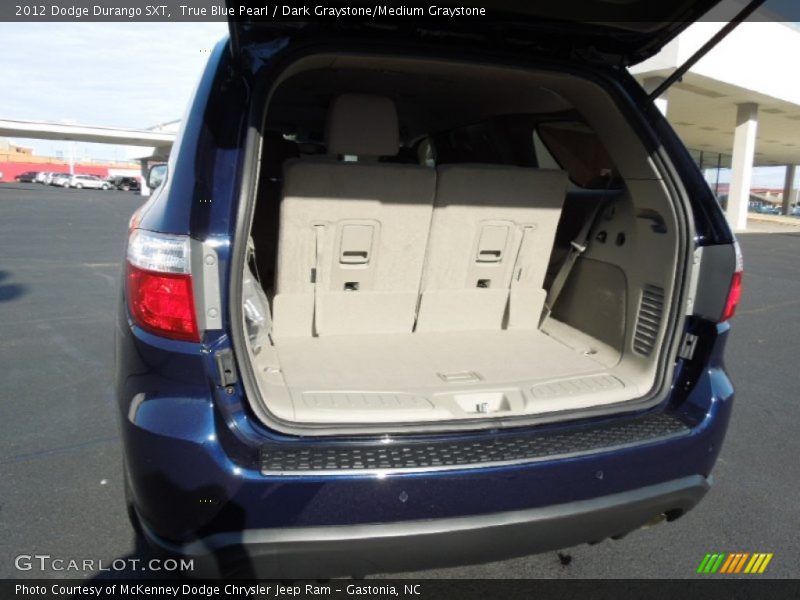 True Blue Pearl / Dark Graystone/Medium Graystone 2012 Dodge Durango SXT