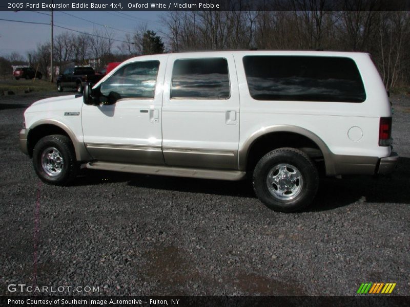 Oxford White / Medium Pebble 2005 Ford Excursion Eddie Bauer 4x4