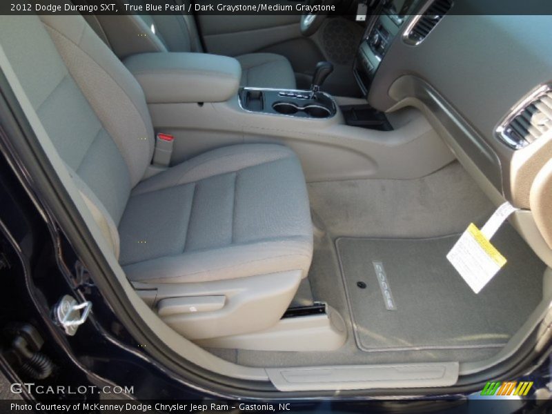 True Blue Pearl / Dark Graystone/Medium Graystone 2012 Dodge Durango SXT
