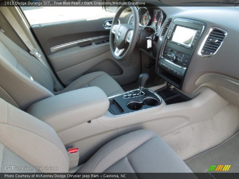 True Blue Pearl / Dark Graystone/Medium Graystone 2012 Dodge Durango SXT