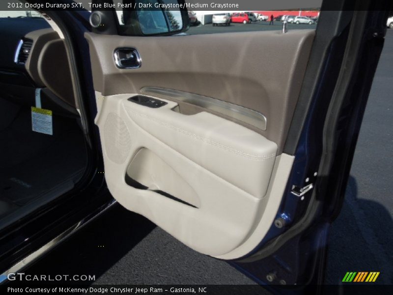 True Blue Pearl / Dark Graystone/Medium Graystone 2012 Dodge Durango SXT