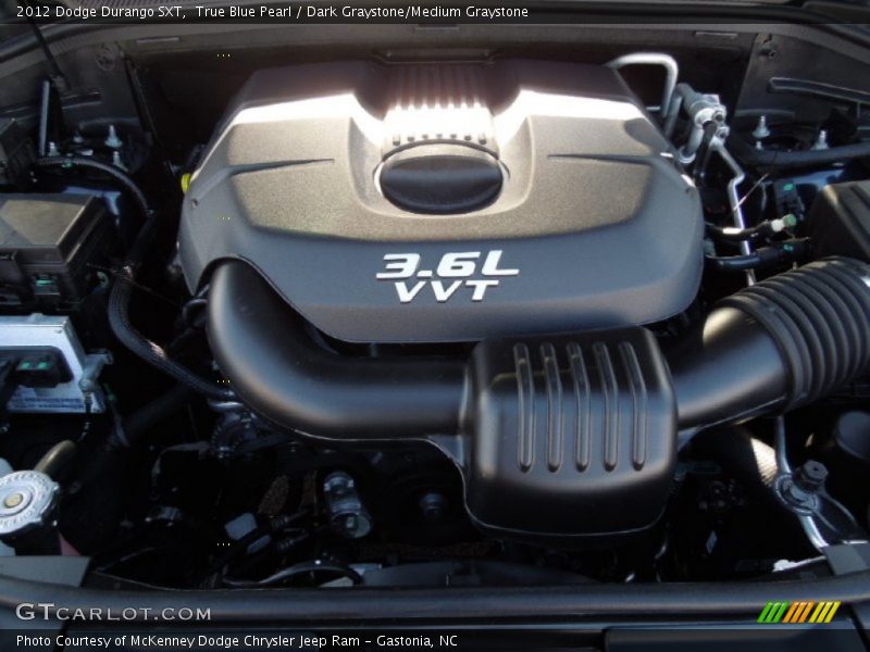  2012 Durango SXT Engine - 3.6 Liter DOHC 24-Valve VVT Pentastar V6